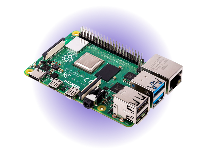 Raspberry Pi 4 Model B development board